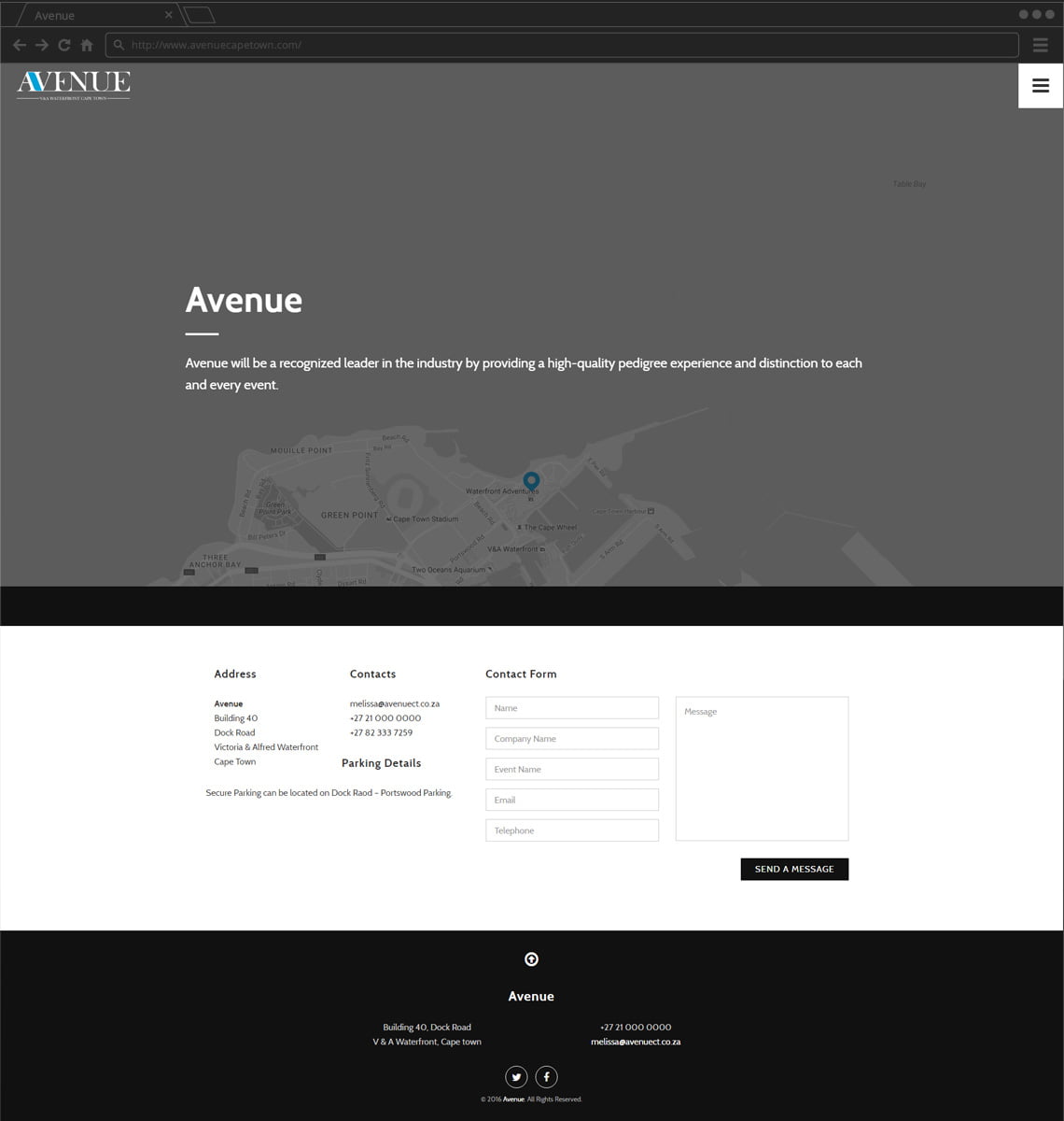 Avenue - Web Design